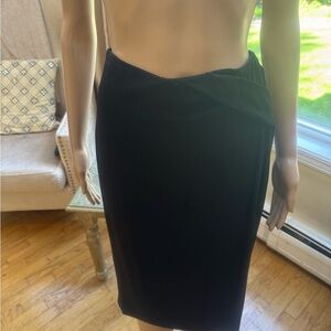 Burberry London Black Pencil Skirt.